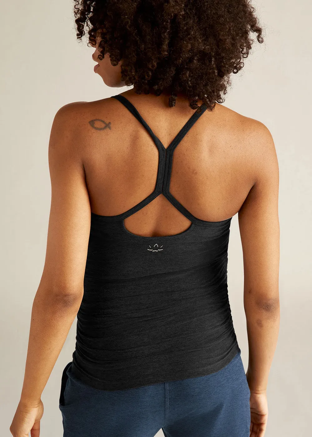 Beyond Yoga Keep Your Cool Maternity Slim Racerback - Darkest Night