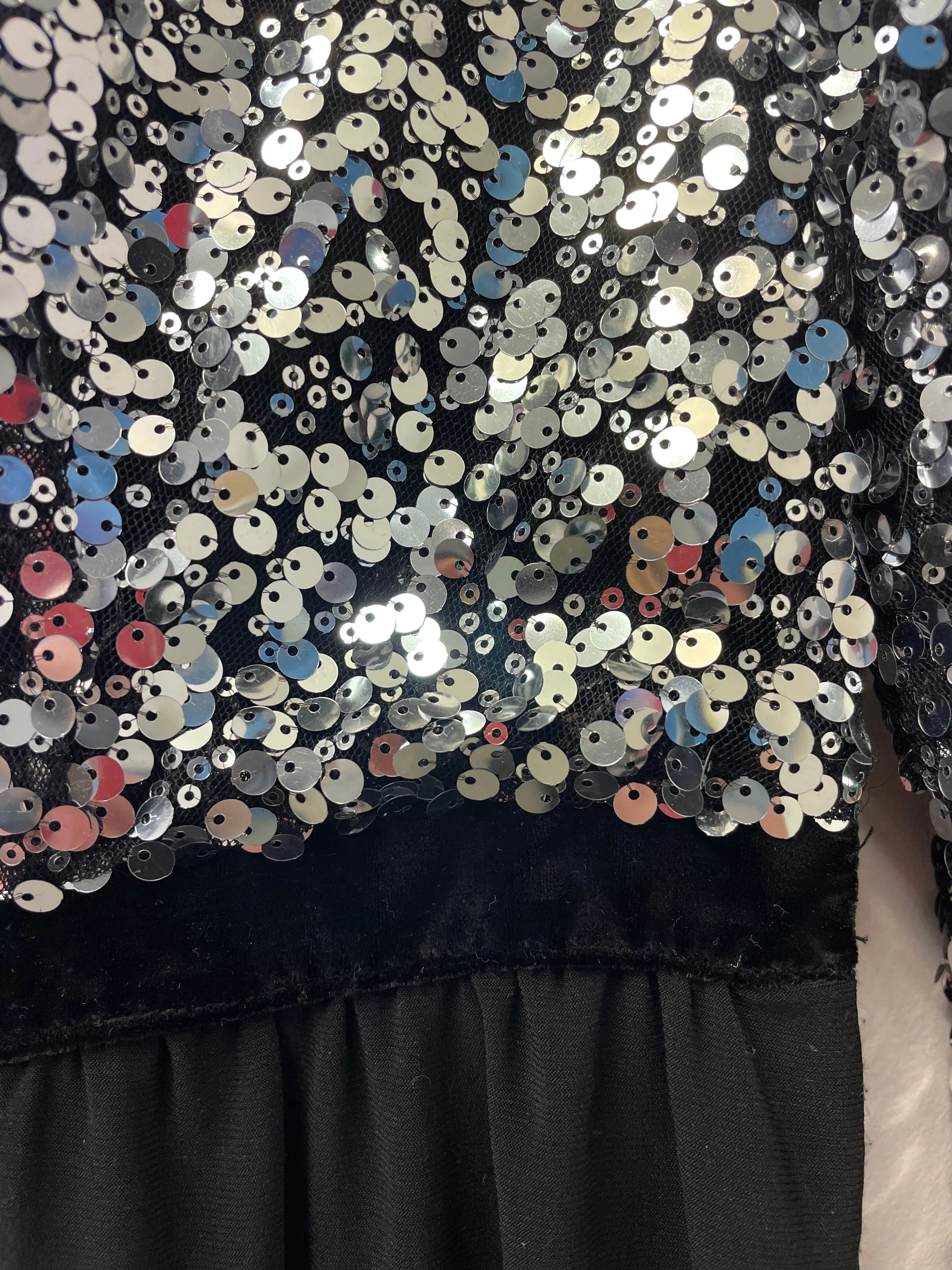 BNWT JoJo Maman Bebe Maternity Dress Black Sequins Size 10