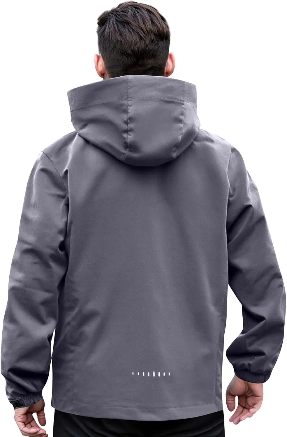 Men's Lightweight Rain Jacket - Waterproof Windbreaker for Hiking & Travel