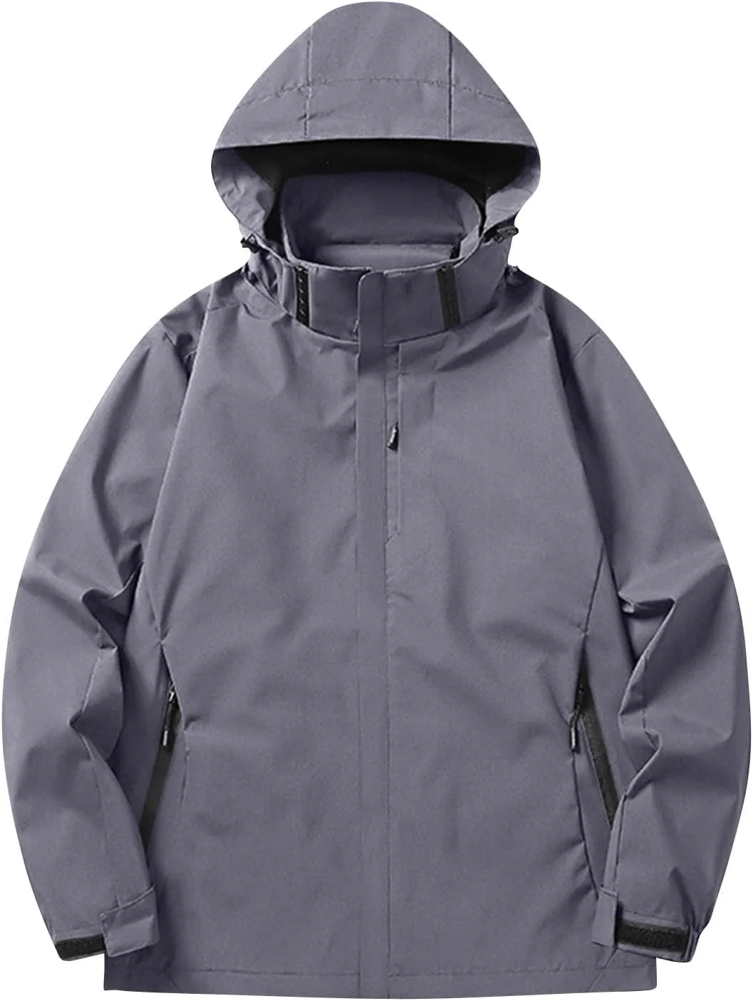 Men's Lightweight Rain Jacket - Waterproof Windbreaker for Hiking & Travel