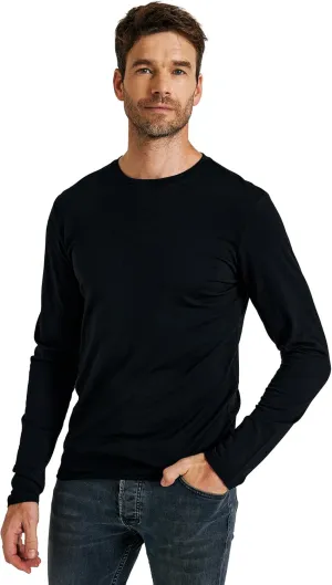 METARINO Men's Merino Wool Base Layer Merino Wool Long Sleeve Shirt for Skiing,Hiking,Cycling,Sports