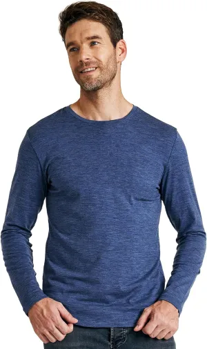 METARINO Men's Merino Wool Base Layer Merino Wool Long Sleeve Shirt for Skiing,Hiking,Cycling,Sports