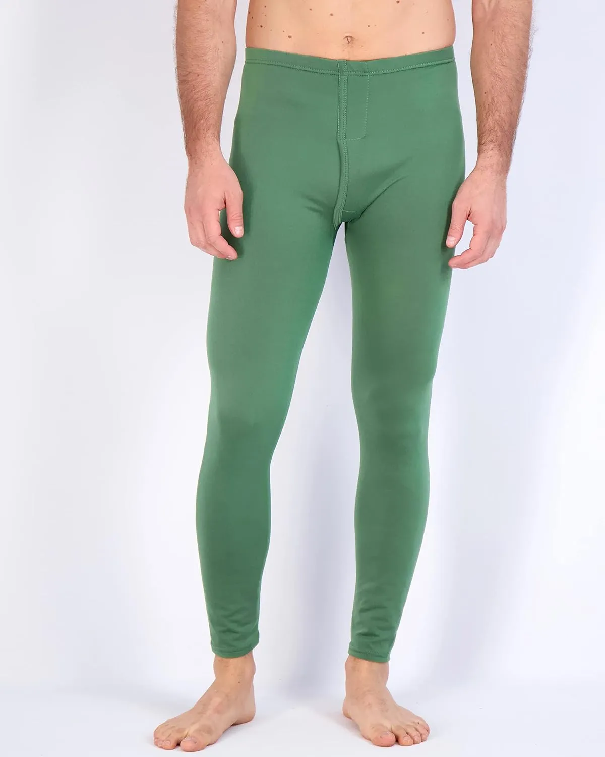 Real Essentials 4 Piece: Men's Thermal Underwear Sets - Long Sleeve Top & Bottom Fleece Long Johns (Available in Big & Tall)