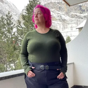 XTM Siberia Merino Wool Plus Size Thermal Top Forest Green size XL