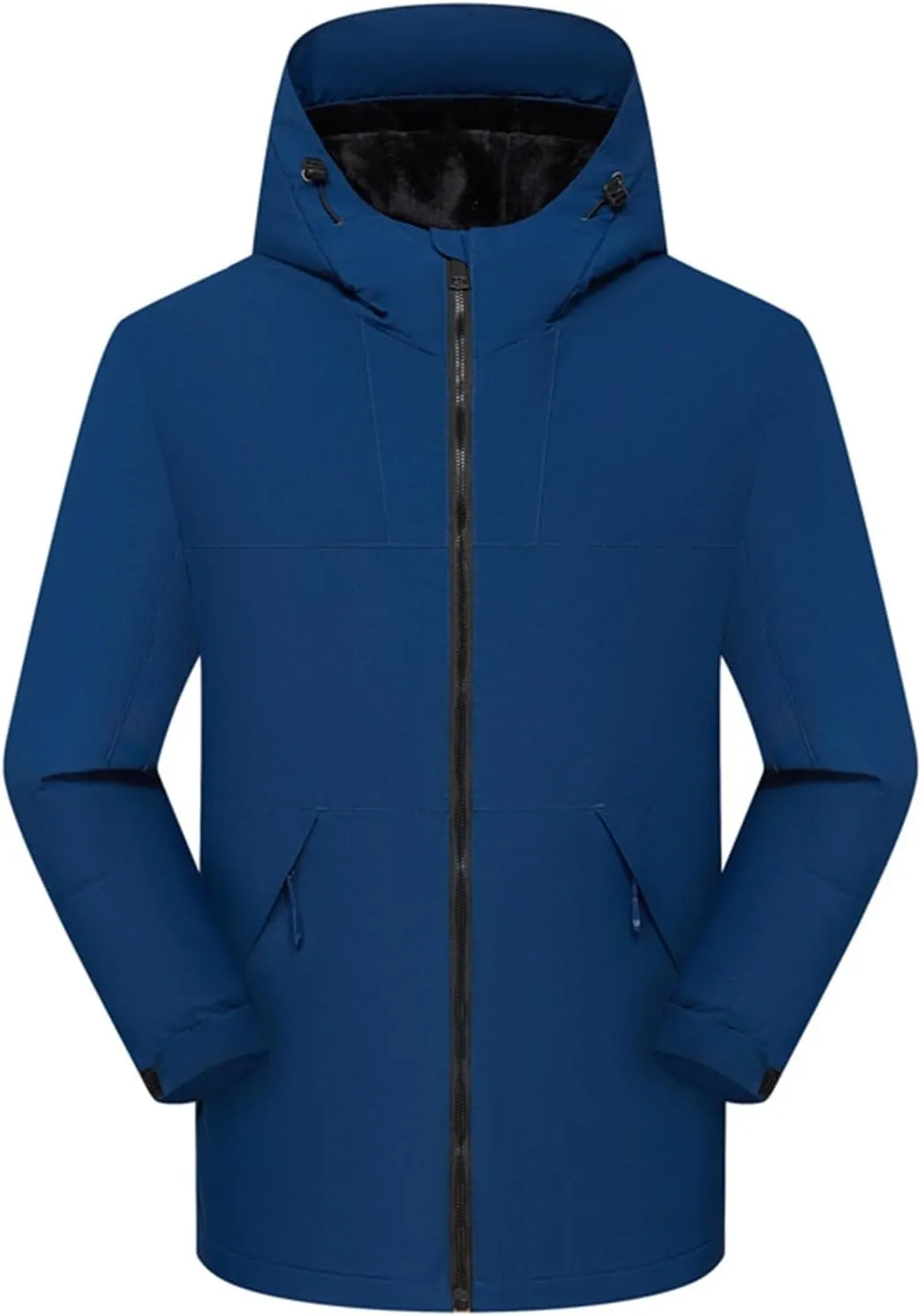 Ymosrh Men's Jackets Hooded Waterproof Windproof Raincoat Jacket Mens, M-4XL