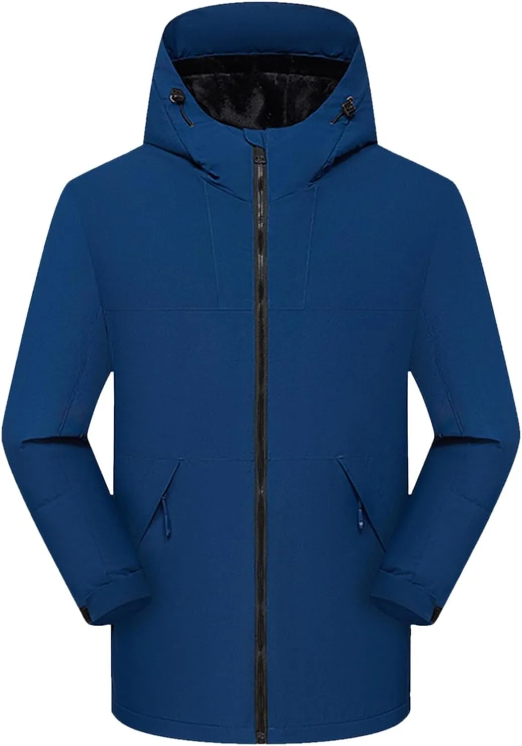 Ymosrh Men's Jackets Hooded Waterproof Windproof Raincoat Jacket Mens, M-4XL